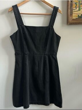 ASOS Black Denim Mini Dress Small/Medium 8